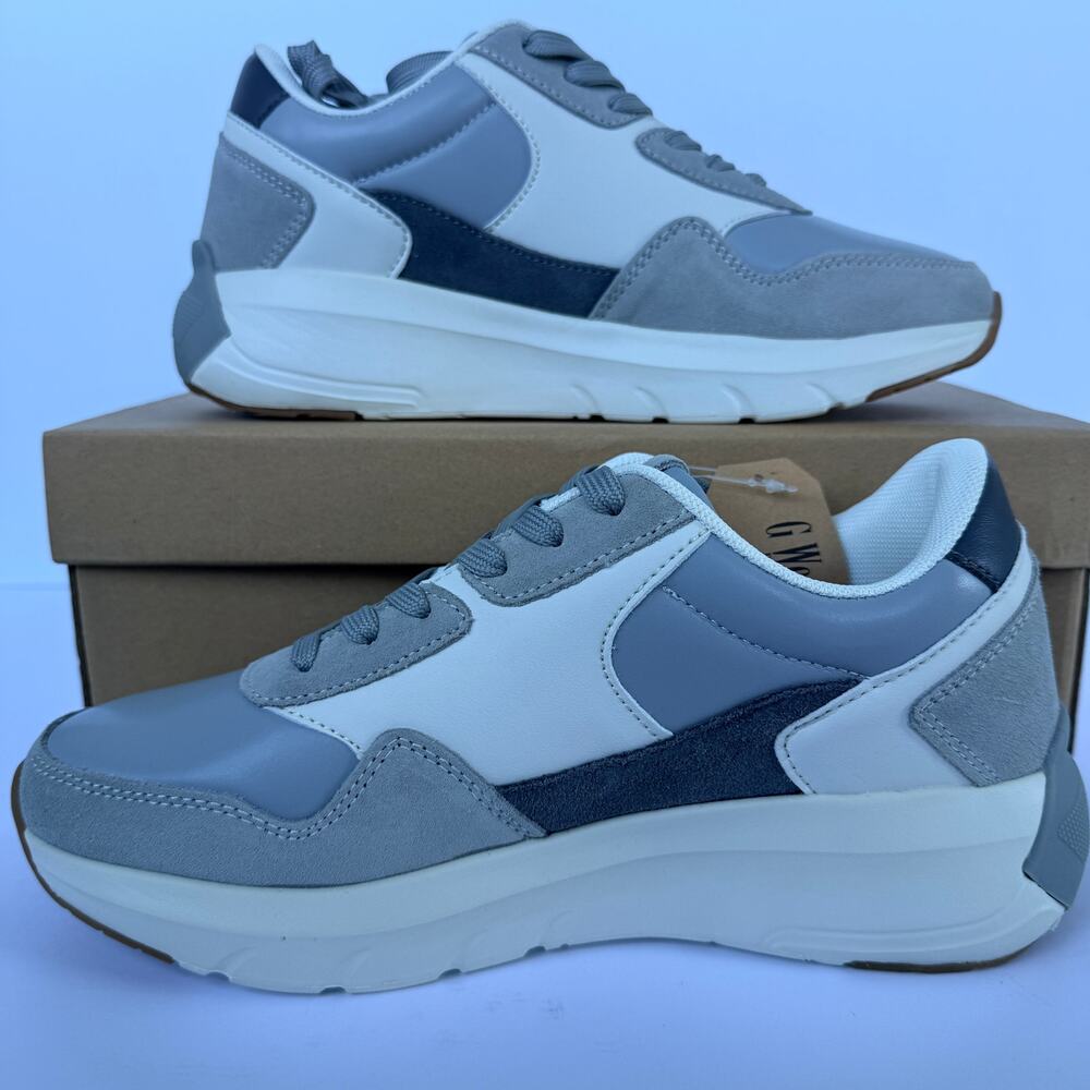 Gola GWM20004 Grey Womens 6.5 Retro Runner Sneaker NIB